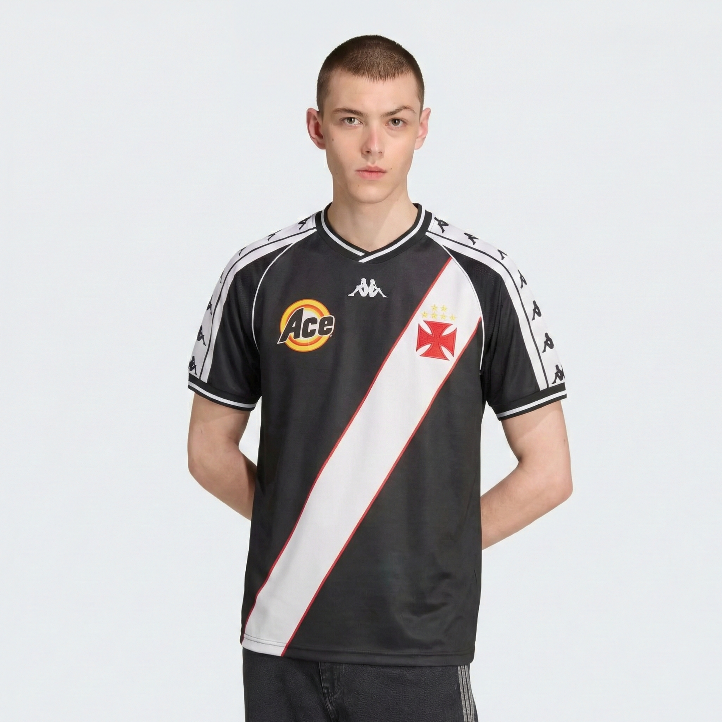 CAMISA RETRÔ VASCO DA GAMA BLACK 2000