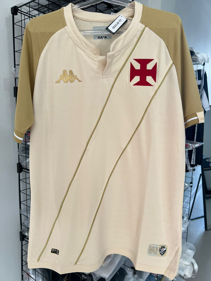 CAMISA VASCO III TERCEIRA 2024/25 BEGE TORCEDOR PRONTA ENTREGA