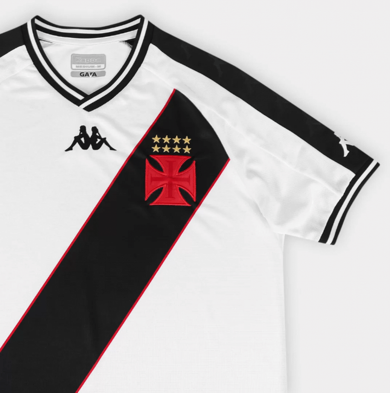 camisa_kappa_vasco_infantil_2_ii_brasileirão_lançamento_torcedor_branca_2024-25_home_roberto_dinamite_payet_kit_infantil