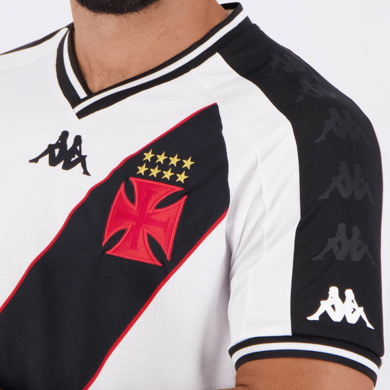 camisa_kappa_vasco_ii_brasileirão_lançamento_torcedor_branca_2024-25_home_roberto_dinamite_payet