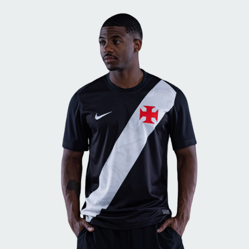 CAMISA VASCO TTULAR I 2025/26 MASCULINA TORCEDOR PRONTA ENTREGA