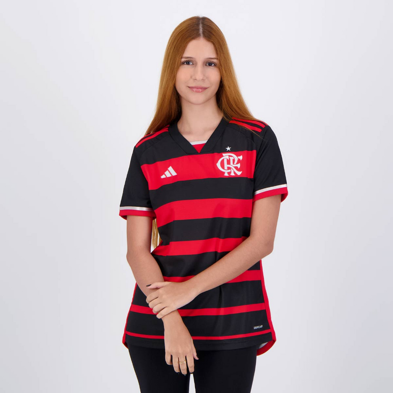 camisa_adidas_flamengo_i_2024_feminina-lançamento-24-25-torcedor-vermelha-preta