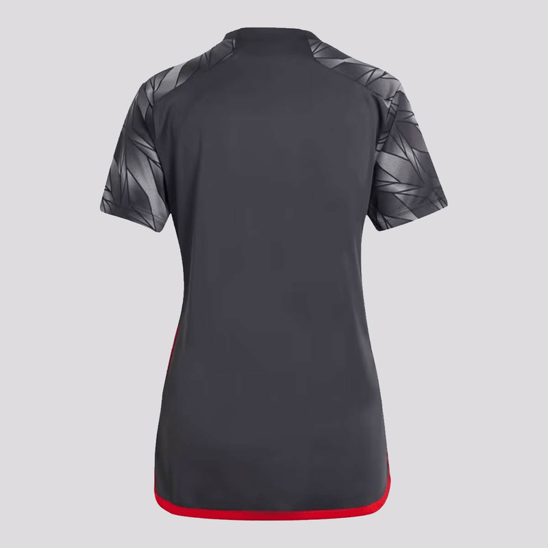 CAMISA FEMININA FLAMENGO TERCEIRA III 2024/25 AZUL/CINZA