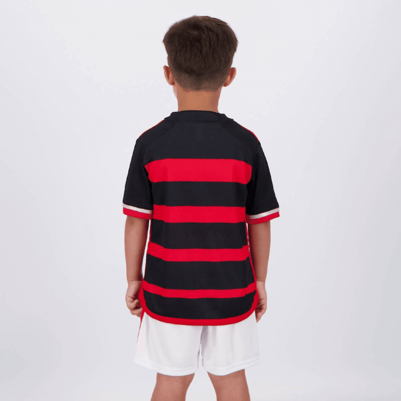 camisa_adidas_flamengo_infantil_conjunto-infantil-lançamento-torcedor-preta-VERMELHA-2024-25-home-adidas