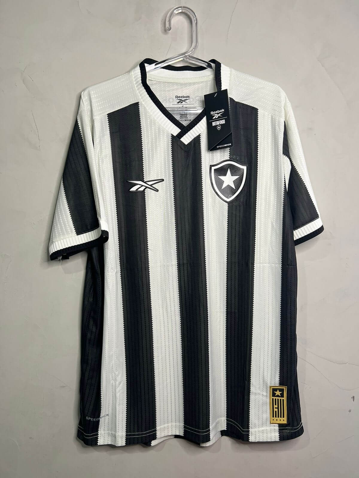 CAMISA BOTAFOGO I HOME 2024/25 LISTRADA TORCEDOR LIBERTADORES