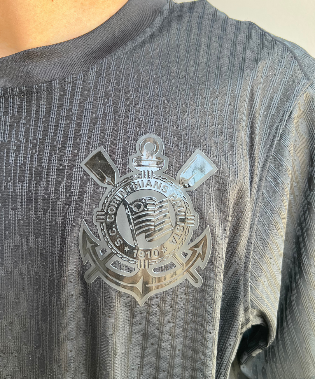 CAMISA TIMAO II AWAY 2024/25 VERSÃO JOGADOR PRETA ALL BLACK