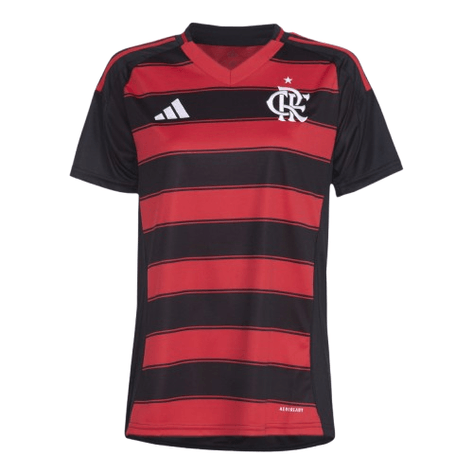 CAMISA FEMININA FLAMENGO HOME I 2025/26 RUBRO NEGRA