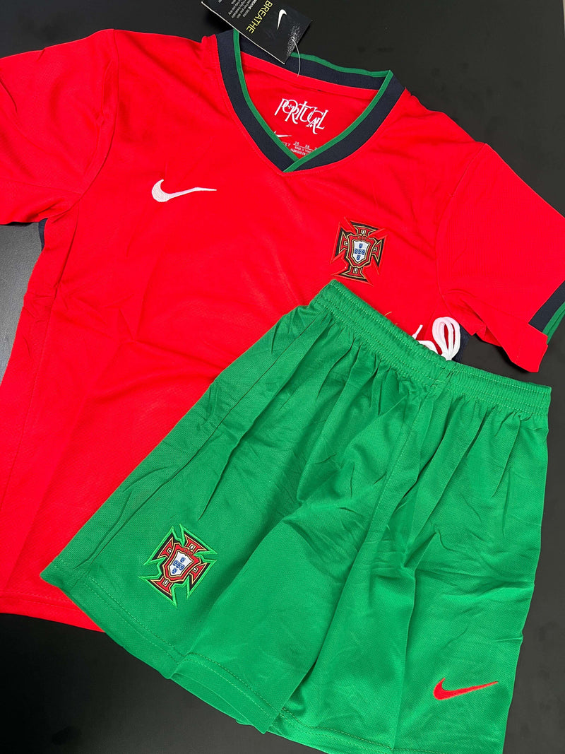 CONJUNTO INFANTIL PORTUGAL HOME I 2024/25 PRONTA ENTREGA