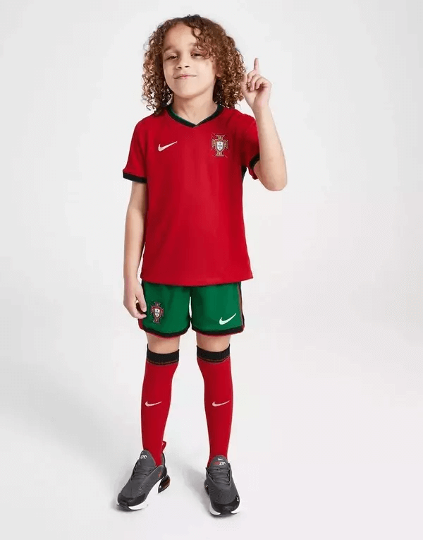 CONJUNTO INFANTIL PORTUGAL HOME I 2024/25 PRONTA ENTREGA