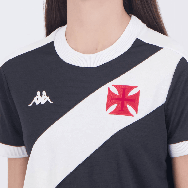 camisa_kappa_vasco_feminina_1_i_brasileirão_lançamento_torcedor_preta_2024-25_home_roberto_dinamite_payet