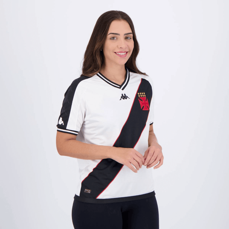 camisa_kappa_vasco_feminina_2_ii_brasileirão_lançamento_torcedor_branca_2024-25_home_roberto_dinamite_payet