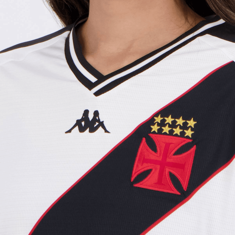 camisa_kappa_vasco_feminina_2_ii_brasileirão_lançamento_torcedor_branca_2024-25_home_roberto_dinamite_payet