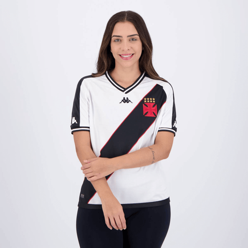 camisa_kappa_vasco_feminina_2_ii_brasileirão_lançamento_torcedor_branca_2024-25_home_roberto_dinamite_payet