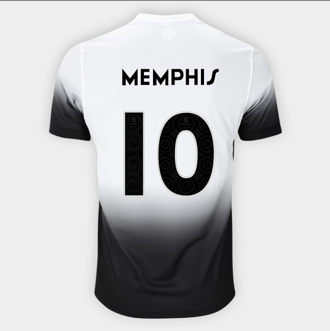 CAMISA MEMPHIS #10 Timao I HOME 2024/25 TORCEDOR BRANCO