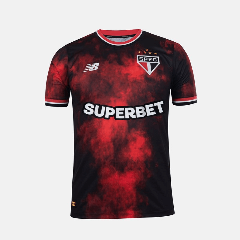 NOVA-CAMISA-SÃO-PAULO-MANCHADA-SUPERBET-2024-25-NEW-BALANCE