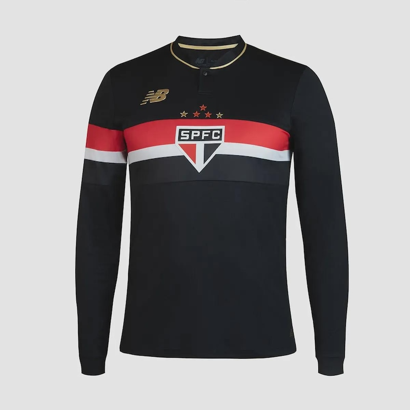 CAMISA SÃO PAULO III THIRD 2025/26 VERSÃO JOGADOR MANGA LONGA