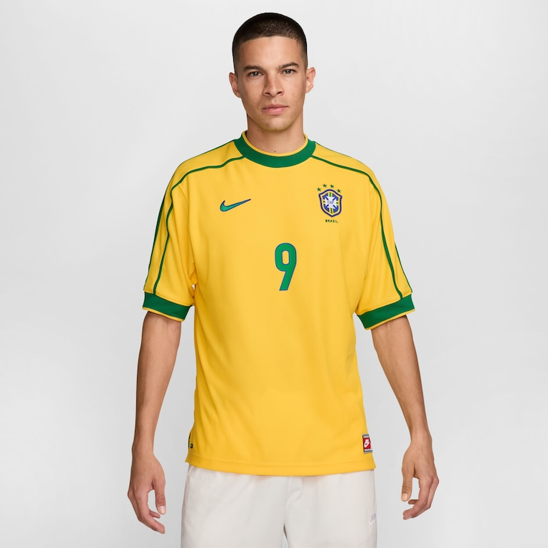 camisa_nike_brasil_masculina_copa-america-lançamento-torcedor-amarela-verde-2024-25-home-i-vini-jr-neymar-copaamerica-retro-1998-nike-ronaldo9-camisa-brasil-98