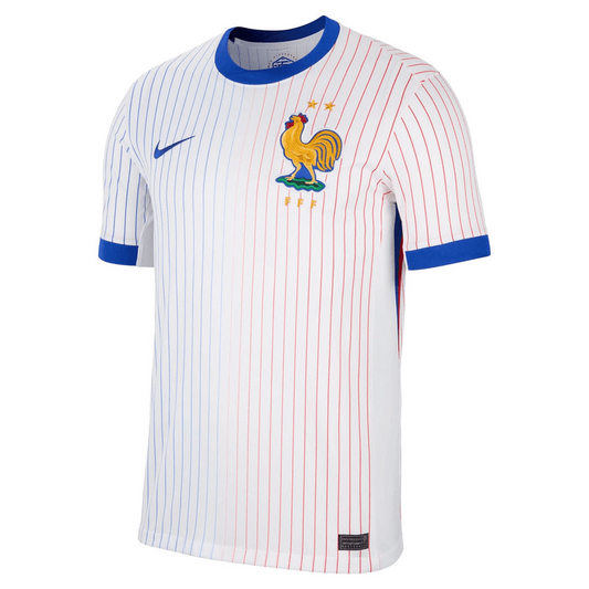 camisa_nike_frança_ii_masculina_eurocopa_lançamento_jogador_branca_2024-25_away_mbappe