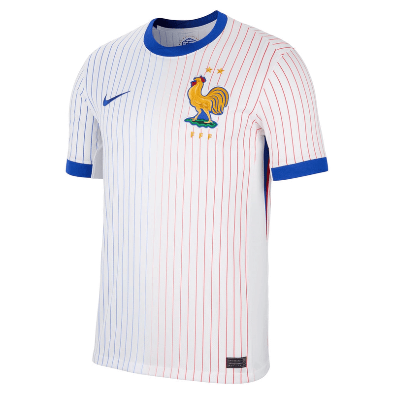 camisa_nike_frança_ii_masculina_eurocopa_lançamento_jogador_branca_2024-25_away_mbappe
