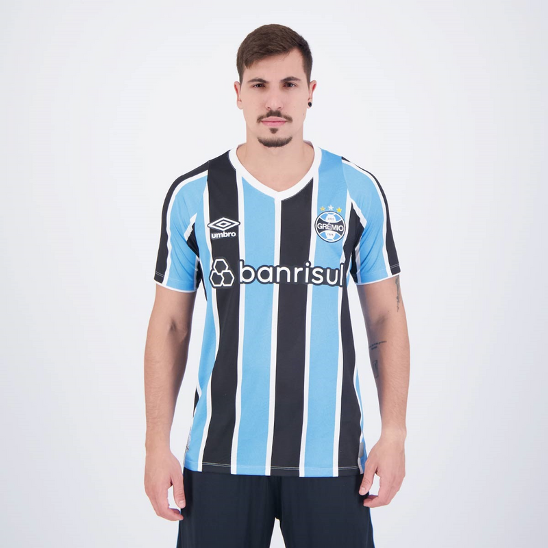 camisa_umbro_gremio_1_i_brasileirão_lançamento_torcedor_listrada_listrada_tricolor_azul_2024-25_home