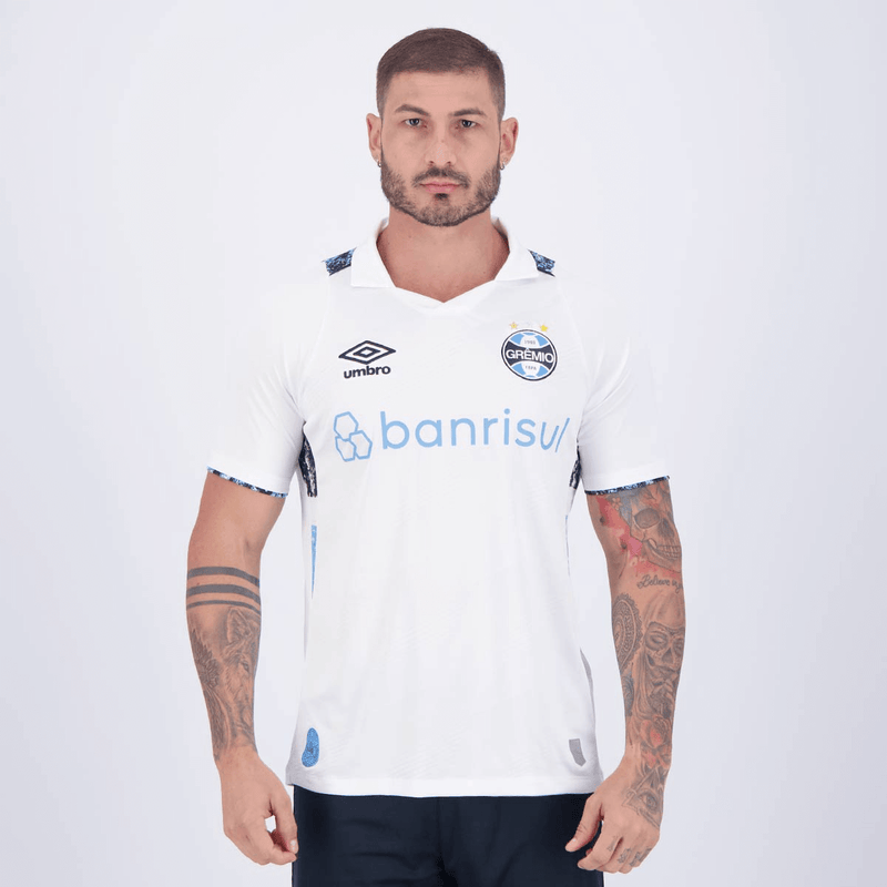 camisa_umbro_gremio_2_ii_brasileirão_lançamento_torcedor_branca_2024-25_away