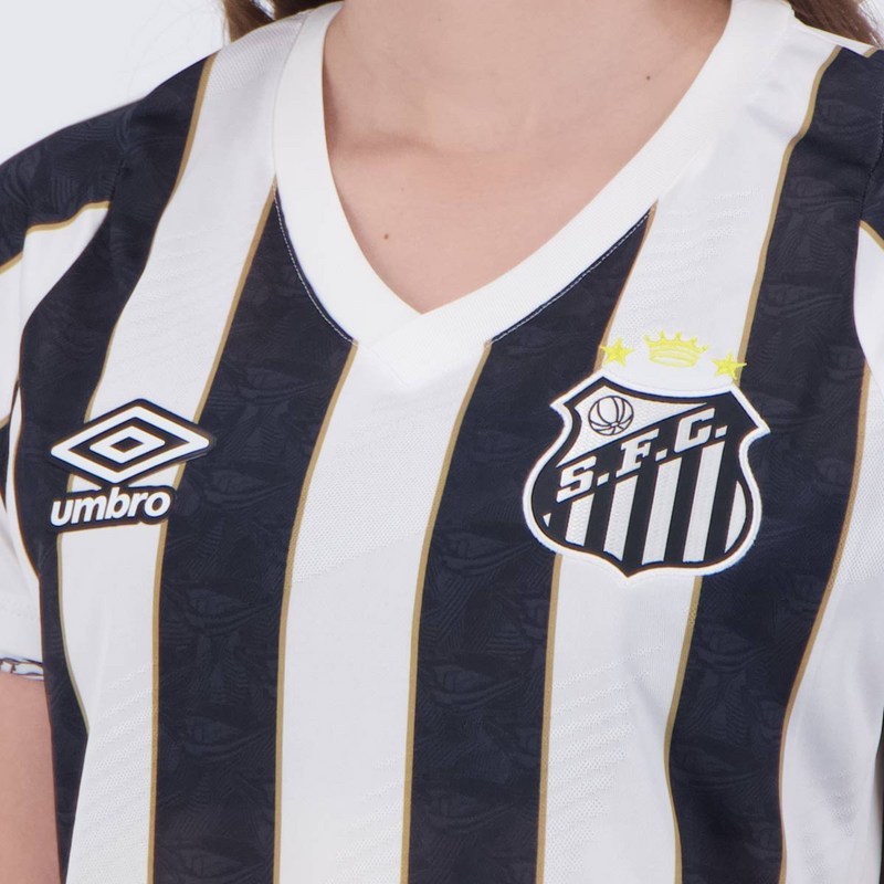 CAMISA FEMININA PEIXE RESERVA 2024/25  LISTRADA