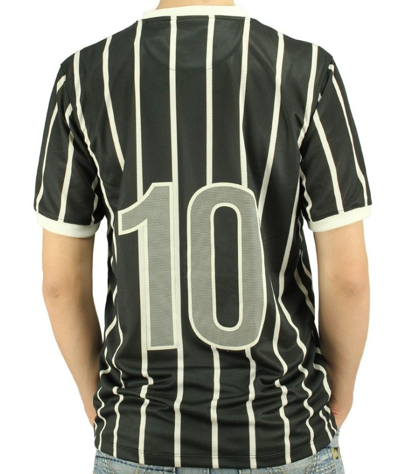 CAMISA RETRO TIMAO RESERVA 2013 PRETA/BRANCA MASCULINA