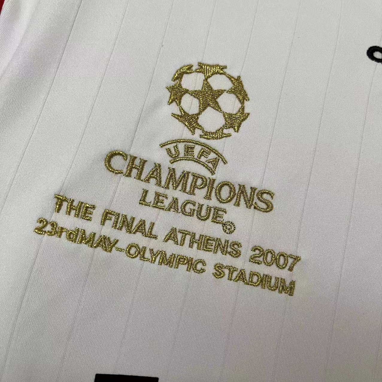 CAMISA RETRÔ MILAN AWAY MANGA LONGA 06/07