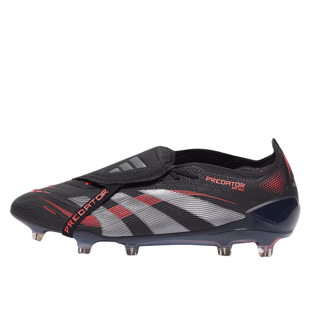 Chuteira de campo Adidas Predator 25 Foldover Tongue FG Stealth Victory