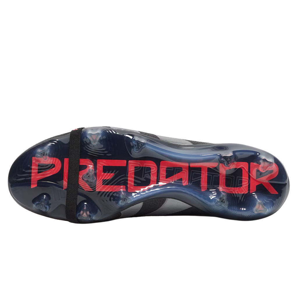 Chuteira de campo Adidas Predator 25 Foldover Tongue FG Stealth Victory