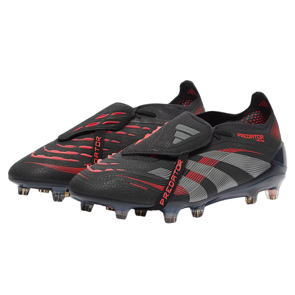 Chuteira de campo Adidas Predator 25 Foldover Tongue FG Stealth Victory