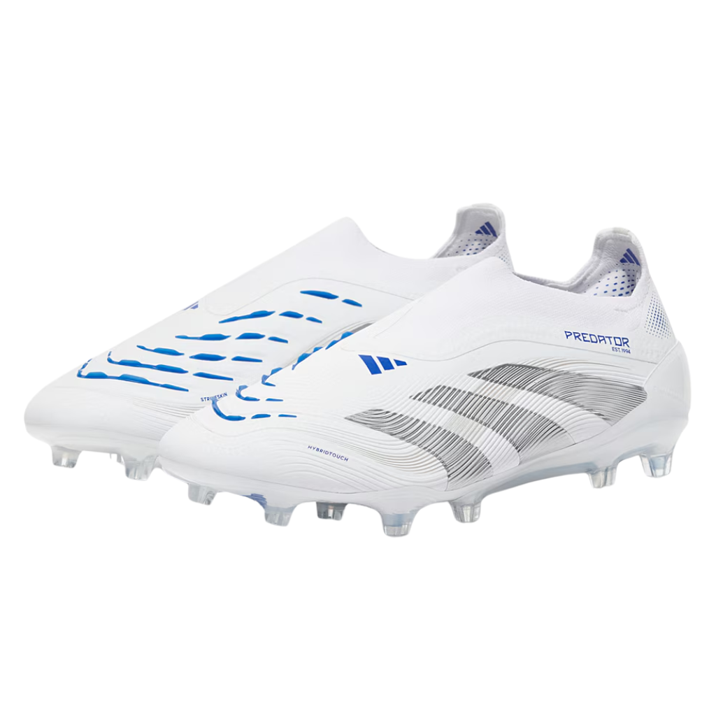 Chuteira de campo Adidas Predator 25 Laceless FG Polar Victory
