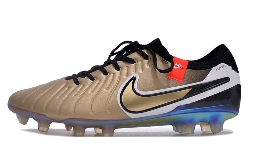 Chuteira de Campo Nike Tiempo Legend 10 Elite FG Golden Touch