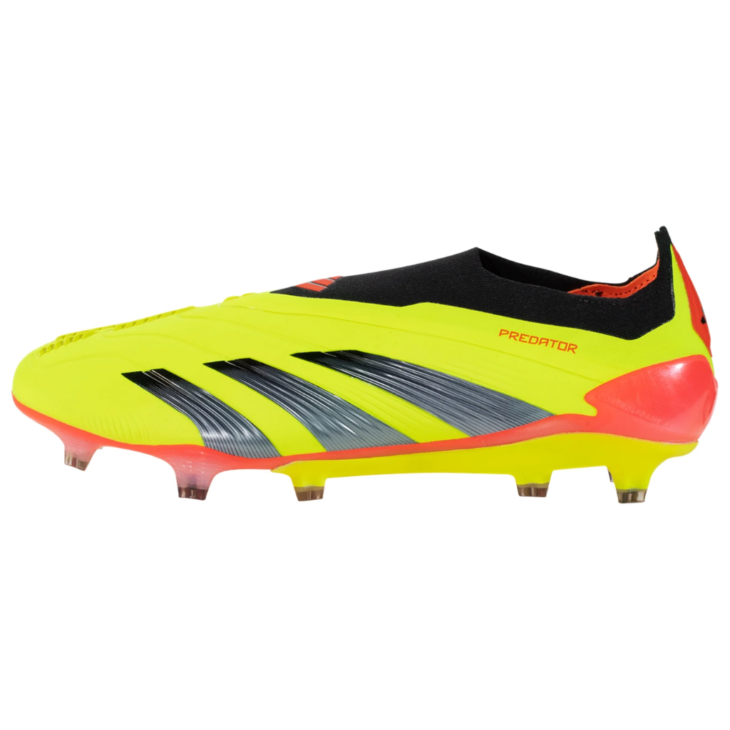 Chuteira de campo Adidas Predator 24 Laceless FG Energy Citrus