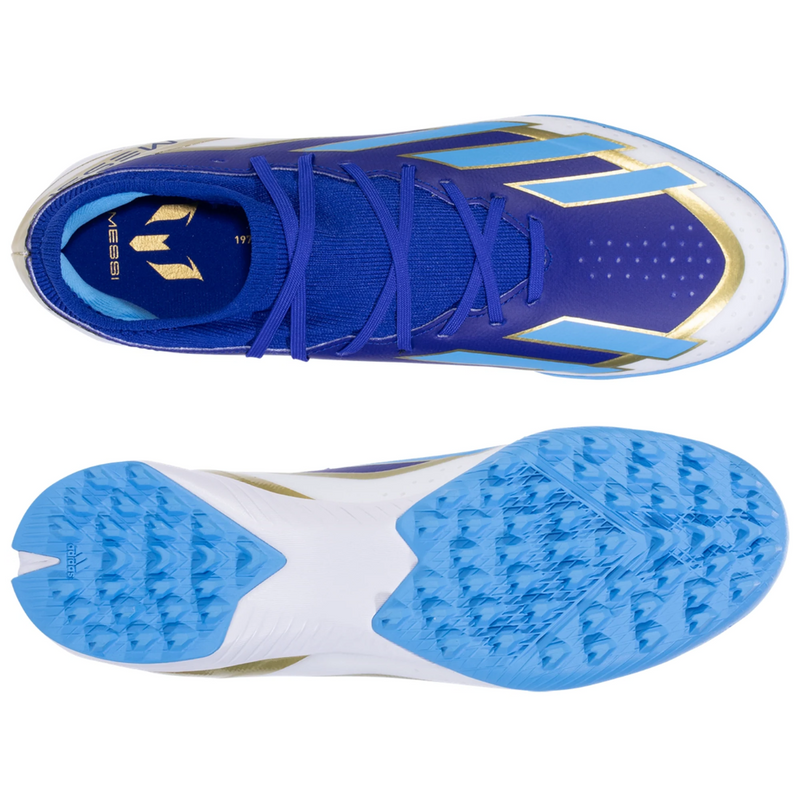 Chuteira Society Adidas X Crazyfast.3 TF Messi Spark Gen10s