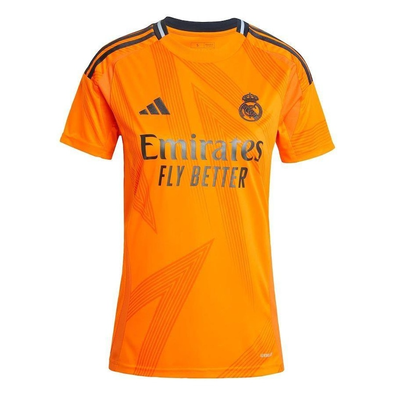 CAMISA FEMININA REAL MADRID RESERVA II 2024/25 LARANJA