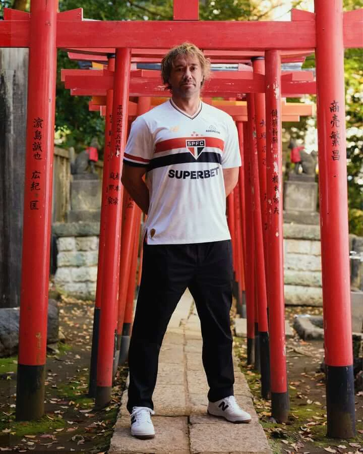 CAMISA SÃO PAULO TITULAR I 2025/26 TORCEDOR BRANCA PRONTA ENTREGA