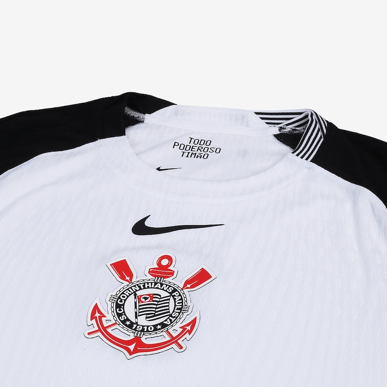 CAMISA GARRO 8 TITULAR 2025/26 VERSÃO JOGADOR BRANCA MASCULINA