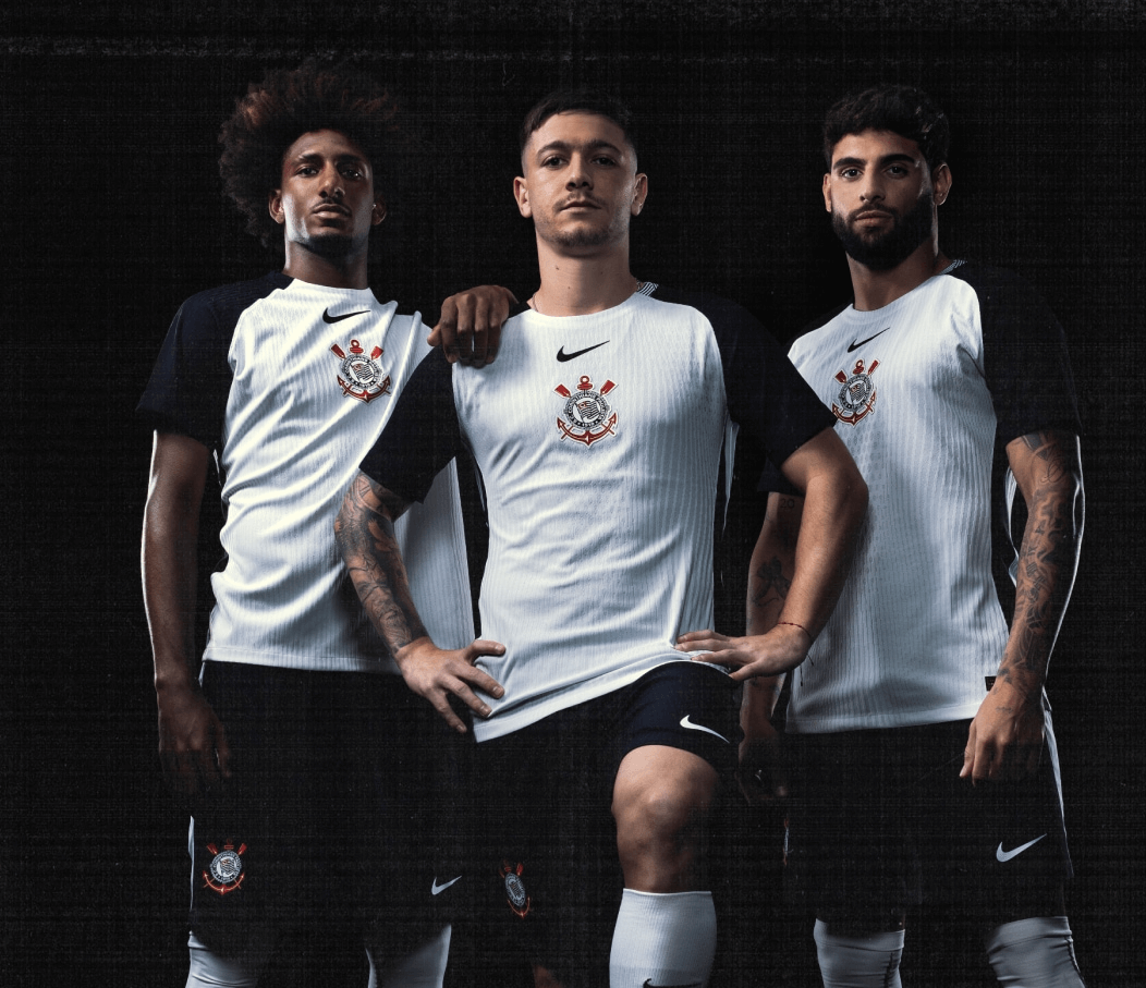 CAMISA GARRO 8 TITULAR 2025/26 VERSÃO JOGADOR BRANCA MASCULINA