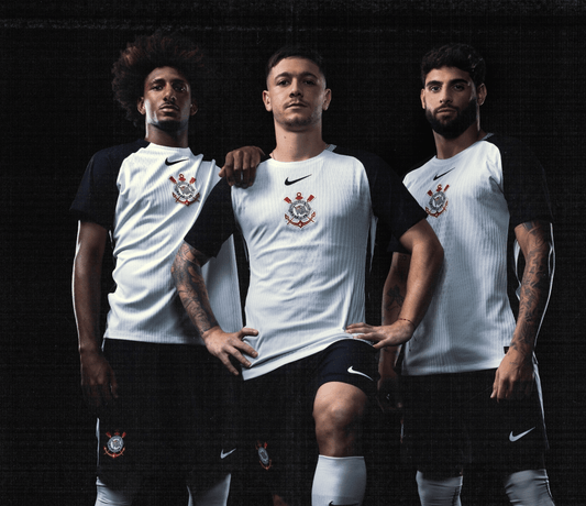 CAMISA GARRO 8 TITULAR 2025/26 VERSÃO JOGADOR BRANCA MASCULINA