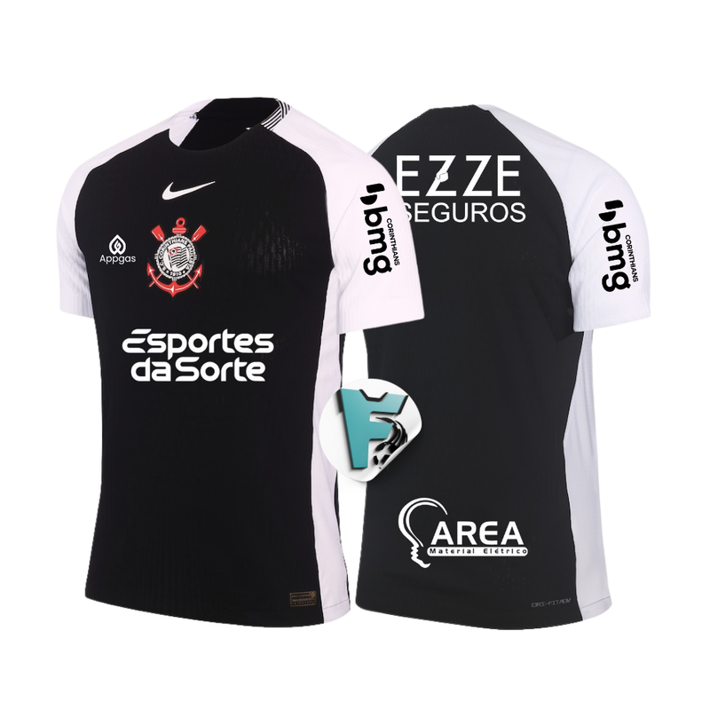 CAMISA TIMAO RESERVA 2025/26 PRETA FEMININA