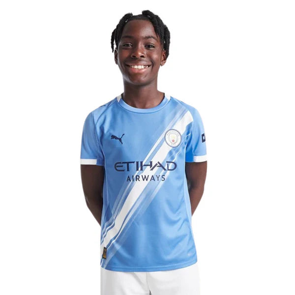 CONJUNTO INFANTIL MANCHESTER CITY I 2025/26 PRONTA ENTREGA