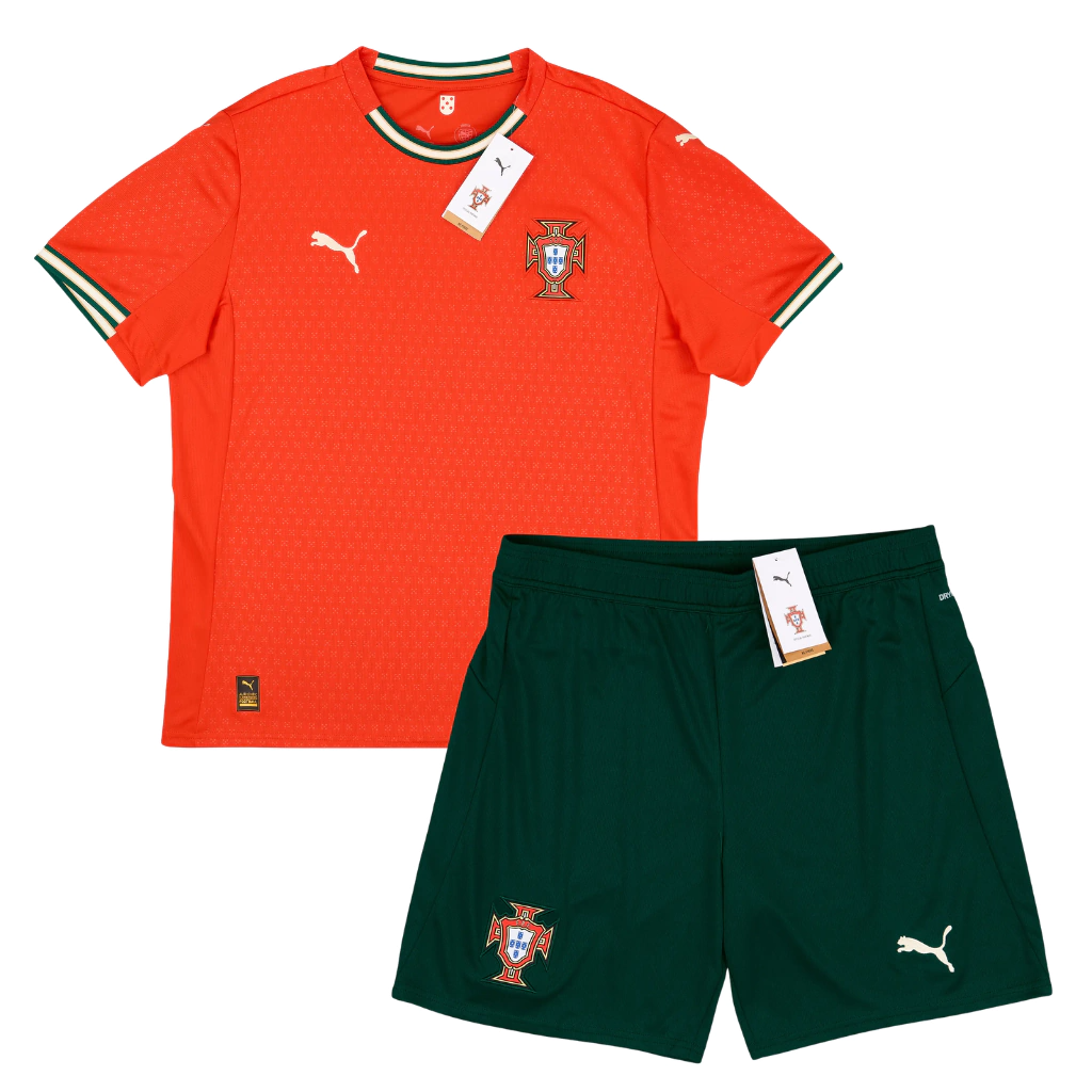 CONJUNTO INFANTIL PORTUGAL HOME I 2025/26 PRONTA ENTREGA