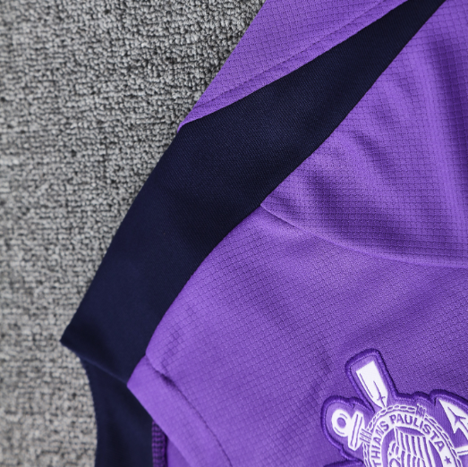 CONJUNTO TIMAO TREINO 2025/26 ROXA MASCULINA (CAMISA+SHORTS)