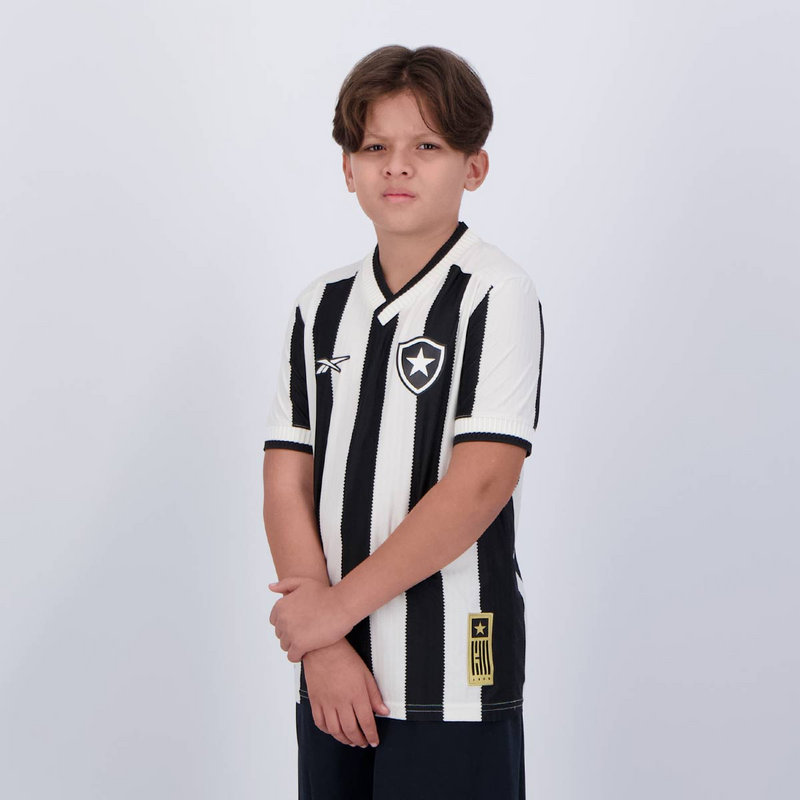 conjunto_infantil_botafogo_2024-25_listrado_rebook_lançamento_tiquinho_original_criança_botafogo_criança