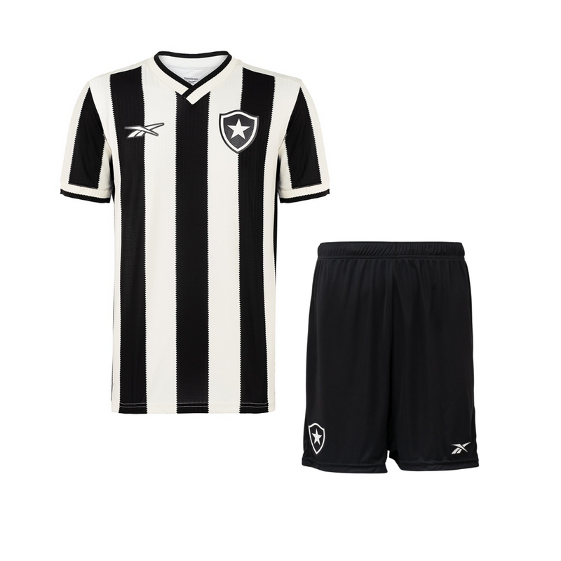 conjunto_infantil_botafogo_2024-25_listrado_rebook_lançamento_tiquinho_original_criança_botafogo_criança