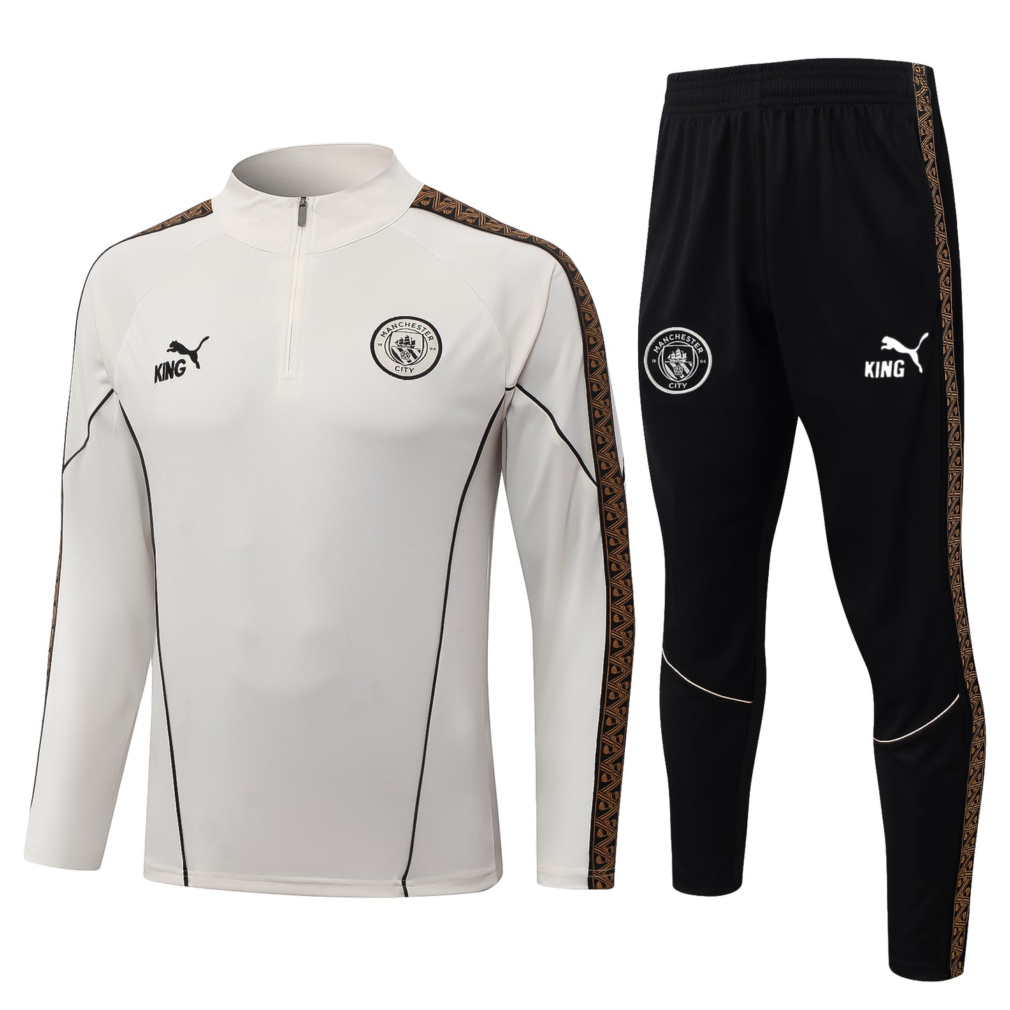 Conjunto City Zíper Curto Treino 25/26
