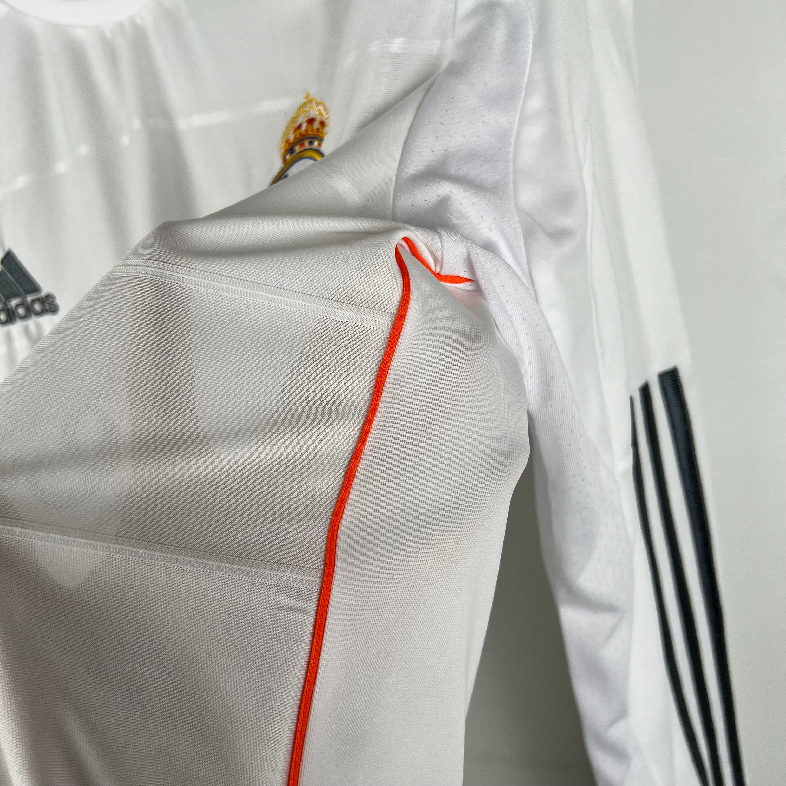 CAMISA REAL MADRID MANGA LONGA RETRÔ HOME 13/14