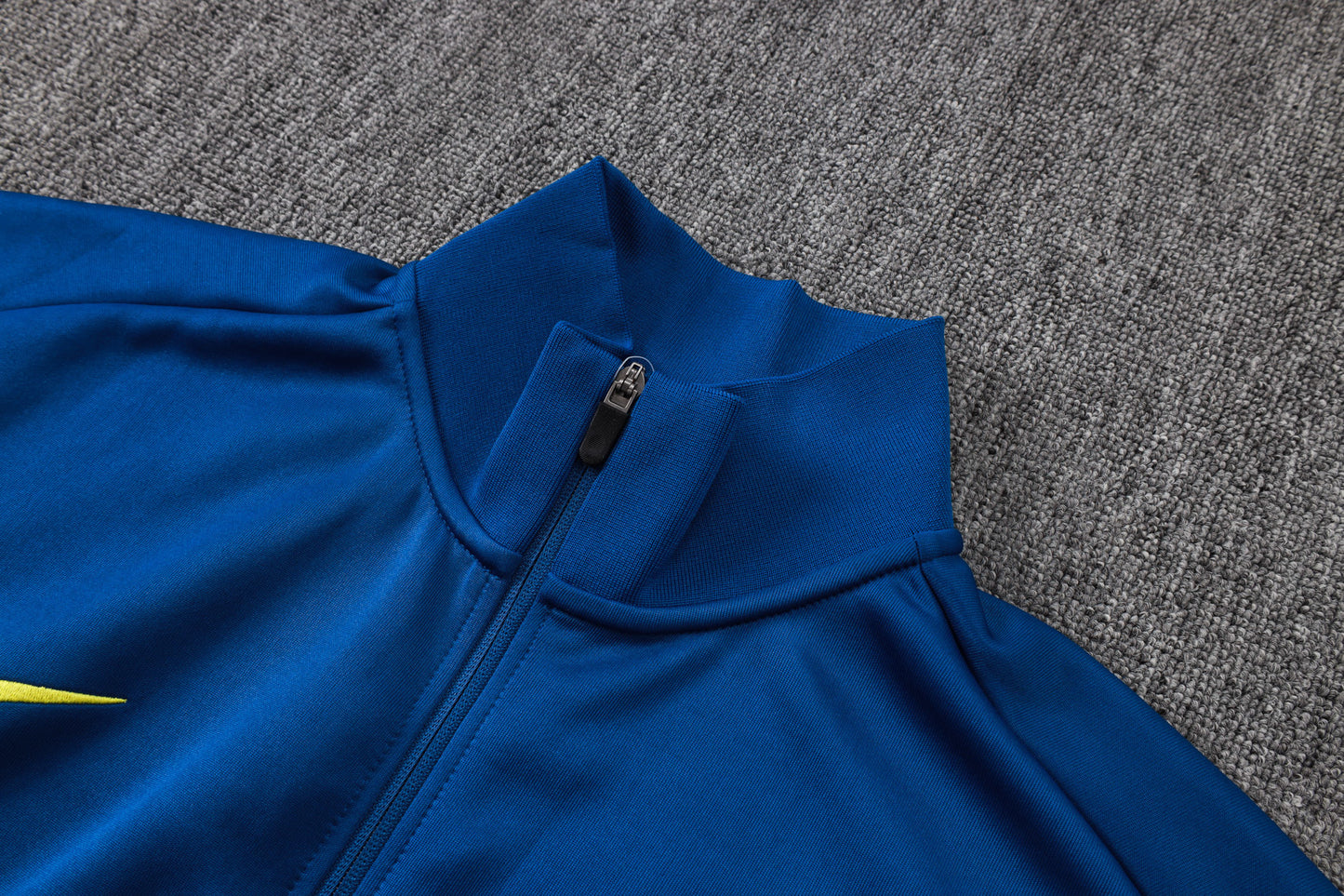 Conjunto Barcelona Zíper Curto Azul Marinho