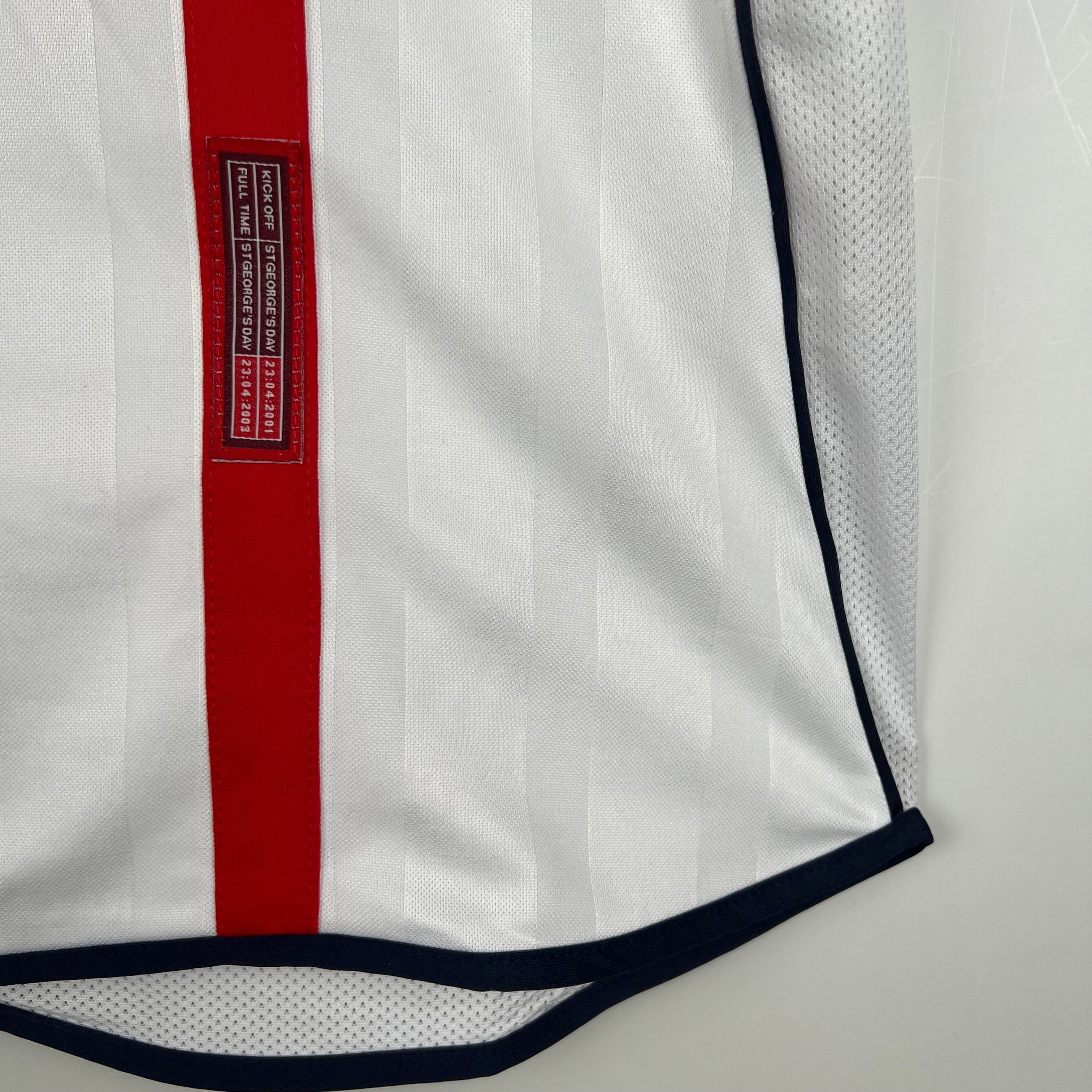 CAMISA RETRÔ INGLATERRA HOME 2002